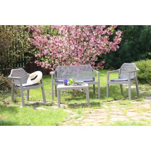 Набор мебели Easy Comfort, диван, 2 кресла, стол Капучино