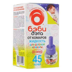 Антикомариная жидкость БэбиДэта Детский 30 мл, 45 ночей