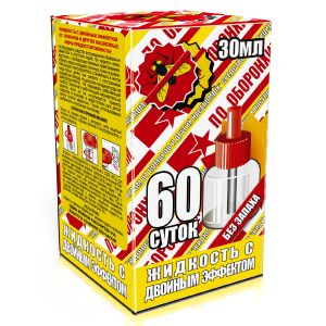 Антикомариная жидкость Оборонхим 60 ночей без запаха (желтый) 30 мл