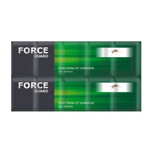Пластины от комаров без запаха Force Зеленые