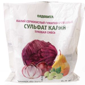 Удобрение минеральное Садовита Сульфат калия 0,9 кг (калий сернокислый)