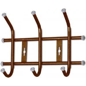 Вешалка настенная Nika, 3 крючка, 28 x 21,5 x 8,5 см, медный антик ВНТ3/А
