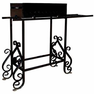 Мангал со столиком Компактный 122х31х90 см