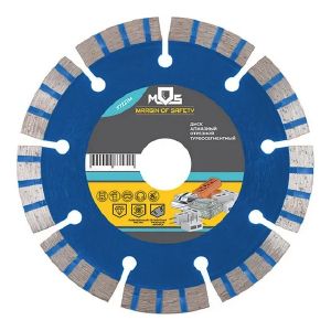 Диск отрезной алмазный турбо-сегментный, 125 x 2,0 x 10 x 22.2 мм