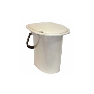 Ведро-туалет 16 л Белый ротанг М 2459