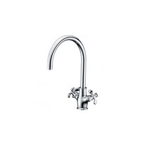Смеситель для кухни с вентилями TRITON РИО Хром 12005