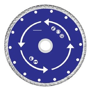 Диск отрезной алмазный «турбо» (сухая и влажная резка)  180 х 2,2 х 7 х 22,2 мм