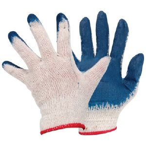 Перчатки хозяйственные PARK EL-S001, цв. - син., оранж.