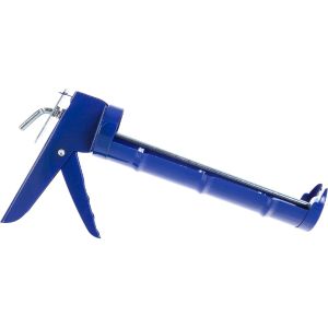 Пистолет для герметика 225 мм полукорпусной, зубчатый шток MOS