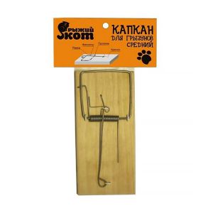 Крысоловка Рыжий кот, 125x60x16 мм