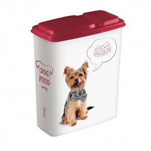 [434214121] Контейнер Для Корма И Лакомств Lucky Pet 3,2Л (Бордовый)