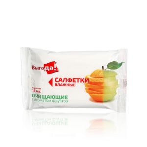 Выгода вл.салф.осв.с ароматом фрукт.15шт