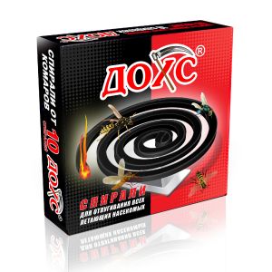 Спирали от комаров Дохс Черные 10 шт