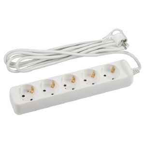 Удлинитель бытовой 5-м. 3м. 16А c/з ЭРА U-5e-3m