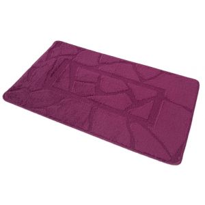 Коврики д/ван.комн.« ZALEL» 55*90 1-пр AUBERGINE