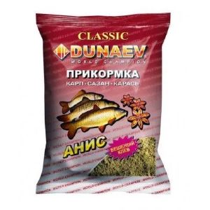 Прикормка «DUNAEV КЛАССИКА» 0.9кг Карп Анис