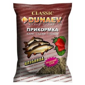 Прикормка «DUNAEV КЛАССИКА» 0.9кг Карп Клубника