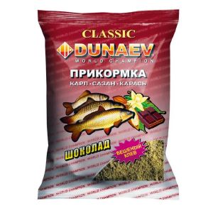 Прикормка «DUNAEV КЛАССИКА» 0.9кг Карп Шоколад