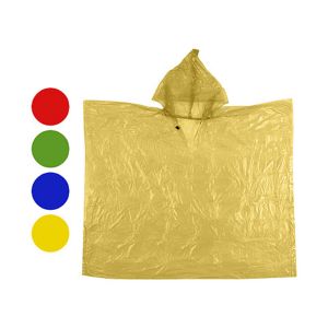 Дождевик-пончо Ecos, ПВД, 35 мкм, микс