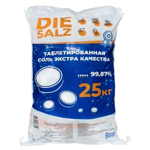 Соль таблетированная для фильтров DieSalz Экстра 99,87% 25 кг