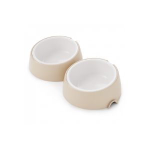 [М8903] Лего-миска ALTA для животных с наклоном 0,3л (бежевый)