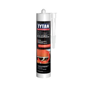 Нейтральный силиконовый герметик для кровли Tytan Professional, 310 мл, красный