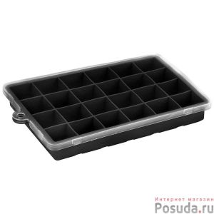 Форма для льда PERFETTO с крышкой, 24 ячейки