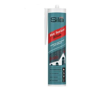 Герметик битумный, кровельный, SilaPro, Max Sealant, SSBBR280, 280 мл, черный