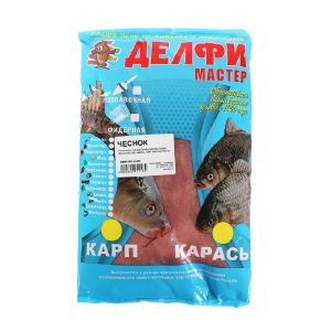 Прикормка DELFI «Мастер», летняя (новая формула), карп-карась, чеснок, красная, 800 г 5054180