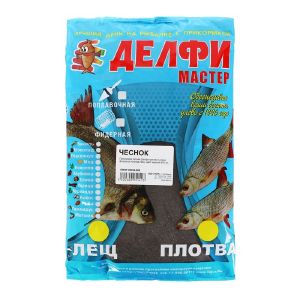 Прикормка DELFI «Мастер», летняя (новая формула), лещ-плотва, чеснок, черная, 800 г 5054181