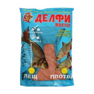 Прикормка DELFI «Мастер», летняя (новая формула), лещ-плотва, клубника, красная, 800 г 9816646