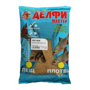 Прикормка DELFI «Мастер», летняя (новая формула), лещ-плотва, чеснок, желтая, 800 г 9816653