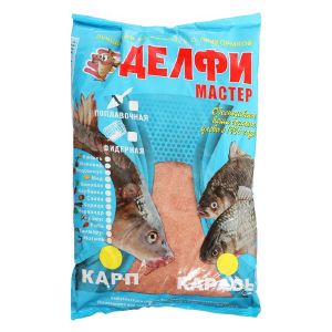 Прикормка DELFI «Мастер», летняя (новая формула), карп-карась, ваниль, красная, 800 г 9816642