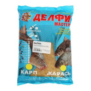 Прикормка DELFI «Мастер», летняя (новая формула), карп-карась, халва, желтая, 800 г 9816649