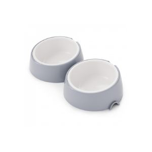 [М8904] Лего-миска ALTA для животных с наклоном 0,3л (серый)