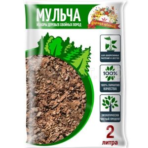 Мульча из коры сосны Царица цветов 2 л