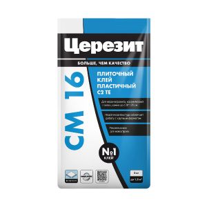Клей для плитки Церезит (Ceresit) CM 16, эластичный, 5 кг