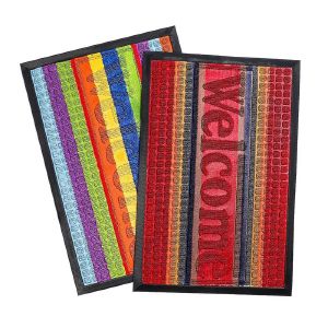 Коврик придверный «Welcome стандарт» 40х60 см, с окантовкой, цвет МИКС   3785083