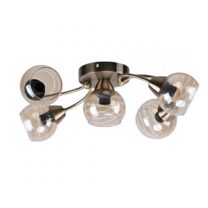 Люстра ЭкономСвет 12150/5AB AMB