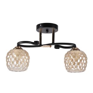 Люстра классическая ЭкономСвет 12146/2BK+FGD AMB