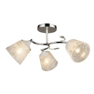 Люстра ЭкономСвет 12215/3CR+WT WCL