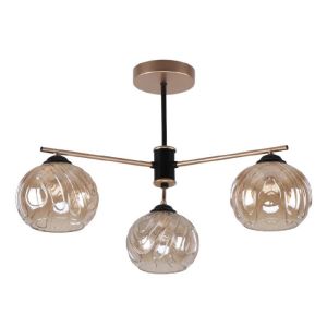 Люстра классическая ЭкономСвет 13116/3B CPGD+MBK BR