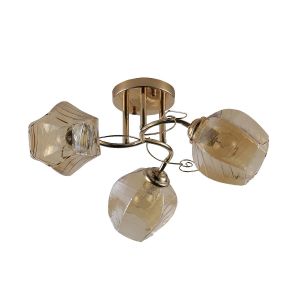 Люстра ЭкономСвет 12180/3FGD AMB