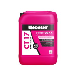 Грунтовка укрепляющая Церезит (Ceresit) CT 17 Transparent, 10 л