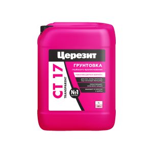 Грунтовка укрепляющая Церезит (Ceresit) CT 17 Transparent, 5 л