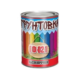 Грунтовка алкидная, Zabor, ГФ-21, быстросохнущая, для внутренних и наружных работ, серая, 0.8 кг