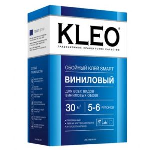 Клей обойный KLEO SMART 5-6 для виниловых обоев сыпучий, 150гр