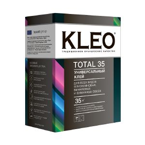Клей обойный KLEO TOTAL 35 универсальный для всех видов обоев сыпучий, 250гр