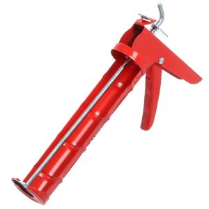 Пистолет для герметика, 310 мл, 225 мм, полуоткрытый, алюм. шток 6 мм, с фиксатором, Bartex, G-280/