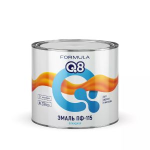Эмаль ПФ-115 алкидная Formula Q8, глянцевая, 1,8 кг, шоколадная